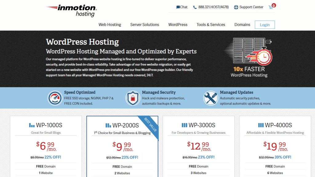 Top 8 Best WordPress Hosting 2023 Hindi ~ With Compared 6 inmotion hosting min 1